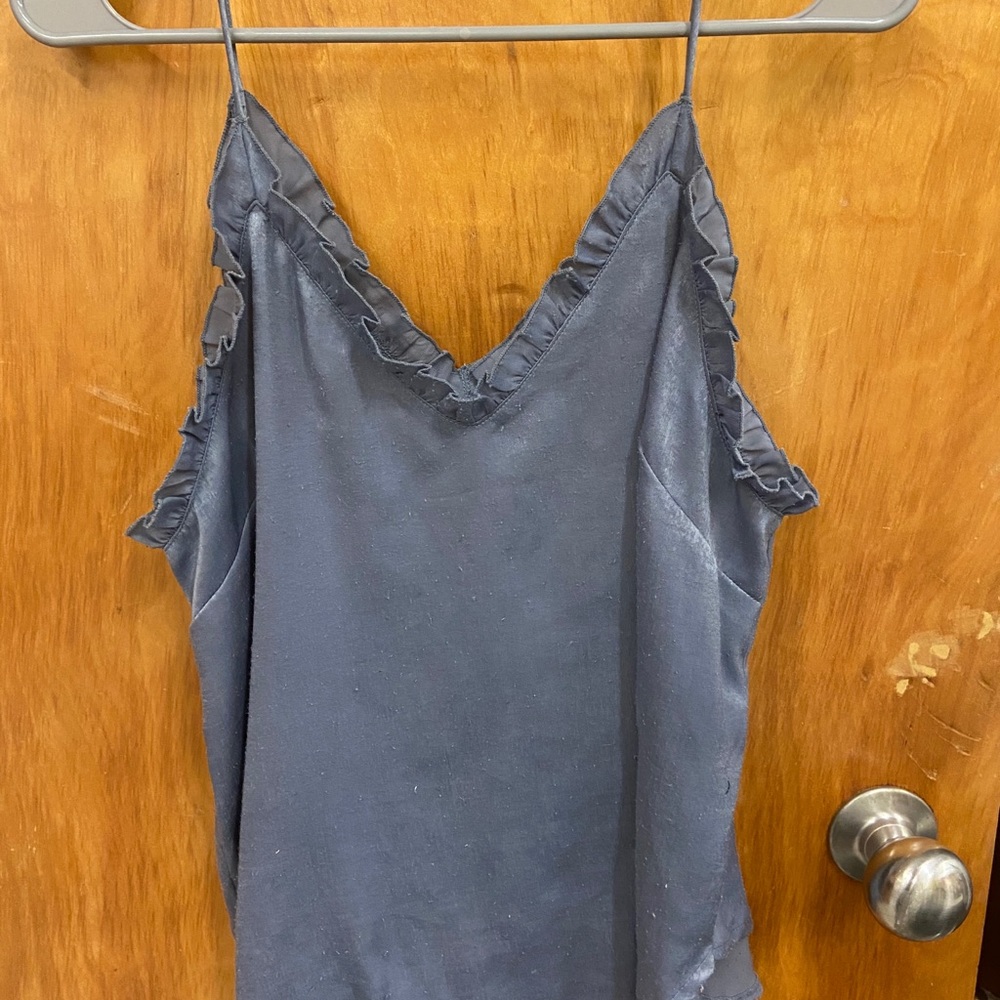 Purple blouse top